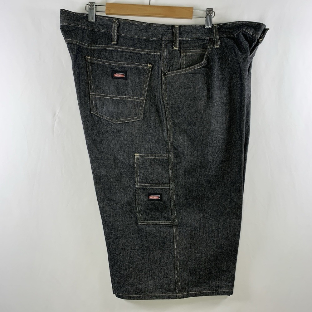 Dickies Carpenter Jean Shorts Denim Mens Size 40 Black Street Grunge Workwear